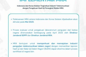 Indonesia dan Korea Selatan akan Saling Mengakui Hasil Uji Perangkat Melalui MRA