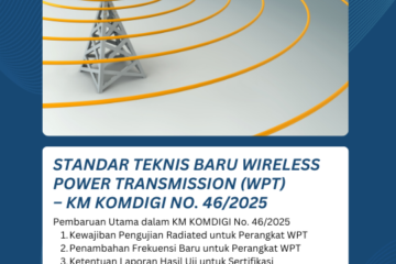 standar teknis baru wireless power transmission komi