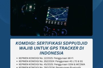 KOMDIGI: Sertifikasi SDPPI/DJID Wajib untuk GPS Tracker di Indonesia